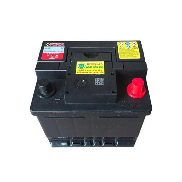 Ắc quy Puma 45AH 54533 cọc thấp, ắc quy nhập Hàn Quốc Ắc quy Puma 45AH 54533 cọc thấp, ắc quy nhập Hàn Quốc