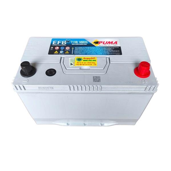 Ắc quy Puma EFB 90AH T-110 (145D31L), giá tốt tại Acquy247 Ắc quy Puma EFB 90AH T-110 (145D31L), giá tốt tại Acquy247