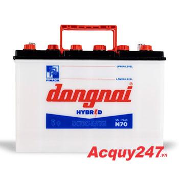 Ắc quy Đồng Nai 70Ah N70