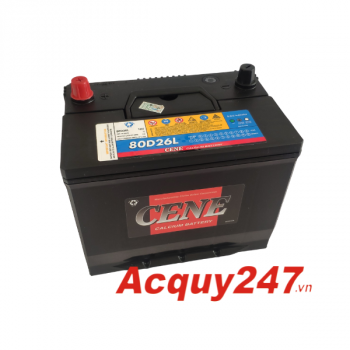 Ắc quy CENE 70Ah 80D26L