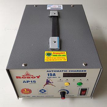 Sạc ắc quy Robot 15A (6V-24V) tự động