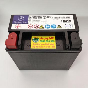 Ắc quy FIAMM 12V-12Ah (ắc quy phụ xe Mercedes)