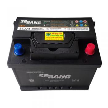 Ắc quy Sebang 62Ah din 56220