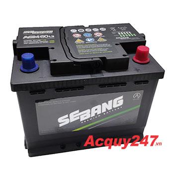 Ắc quy Sebang 60AH AGM L2