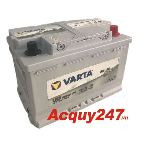Bình ắc quy Varta 70Ah AGM LN3