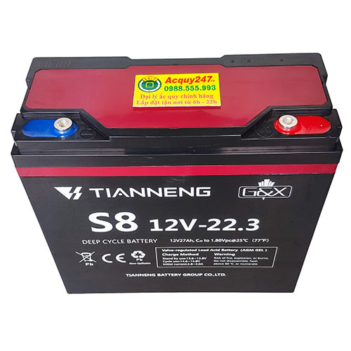 ắc quy xe máy điện Tianneng S8