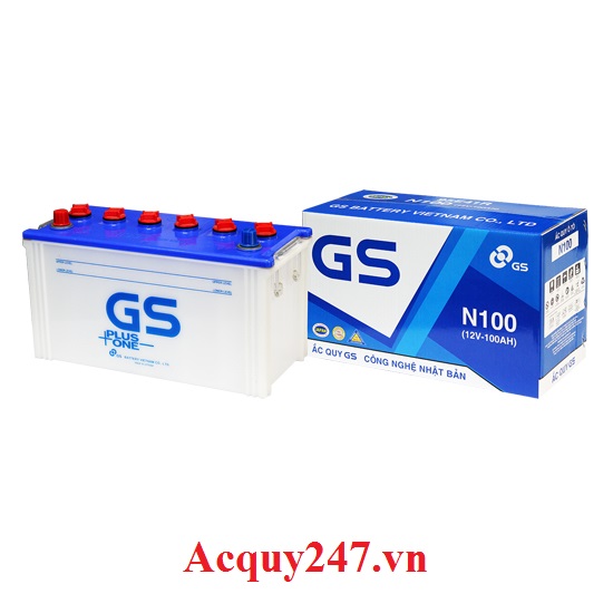 ắc quy GS 100AH N100