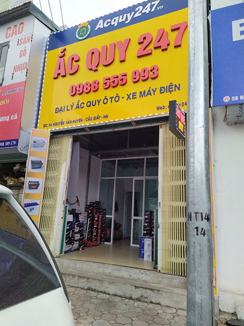 cửa hàng ắc quy tại cầu giấy