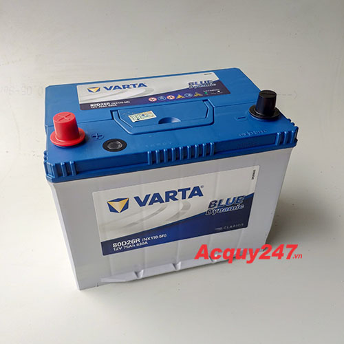 bình ắc quy Varta 75AH 80D26R