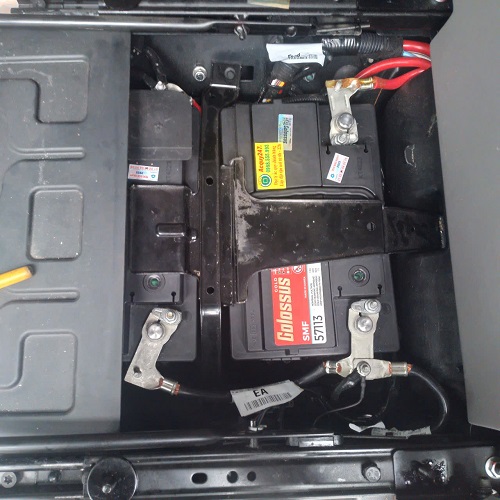 thay ắc quy colossus din71 ah xe ford transit