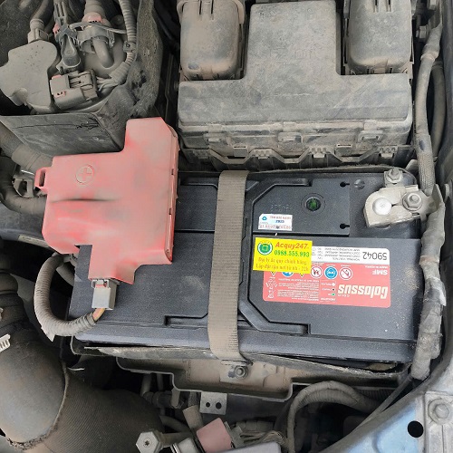 thay ắc quy colossus 90ah xe ford ranger raptor 