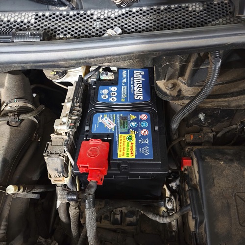 Thay ắc quy AGM 70ah xe Puegeot 5008